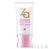 Za Total Hydration Night Cream White