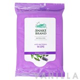 Snake Brand Anti-Bacterial Wipe Aroma Lavender