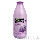 Cottage Softening Shower Gel and Bath Milk with Violet Extracts