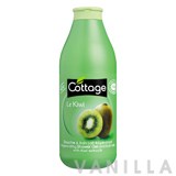Cottage Regenerating Shower Gel and Bath Milk with Kiwi Extracts