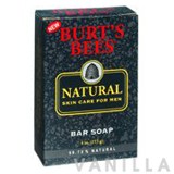Burt's Bees Natural Skin Care for Men Bar Soap