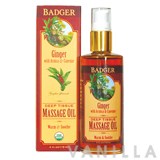 Badger Ginger Deep Tissue Massage Oil