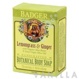 Badger Lemongrass & Ginger Botanical Body Soap
