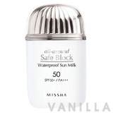 Missha All Around Safe Block Waterproof Sun Milk SPF50+ PA+++