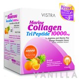 Vistra Marine Collagen Tripeptide  10000 mg plus  L-Ariginine and Glycine Plus Orange Pineapple Flavour 