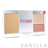 MUA Pro-Base Complexion Kit Foundation, Concealer & Highligter