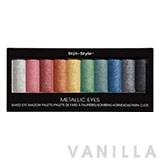 Styli-Style Metallic Eyes - Eye Shadow Palette