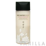 The Face Shop Rice Water Bright Lip & Eye Remover