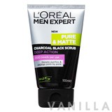 L'oreal Men Expert Pure & Matte Charcoal Black Scrub 