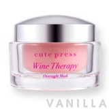 Cute Press Wine Therapy Overnight Mask