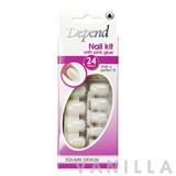 Depend Nail Kit With Pink Glue