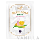 Water Angel Snail Gold Mask