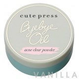 Cute Press Bye Bye Oil Acne Clear Powder