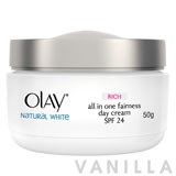 Olay Natural White All In One Fairness Day Cream SPF24
