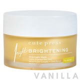 Cute Press 1 Night Brightening Overnight Mask