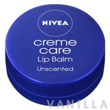 Nivea Creme Care Lip Balm Unscented