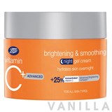 Boots Vitamin C ADVANCED Brightening & Smoothing Night Gel Cream