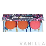 Odbo Professional Three Color Blush