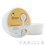 Tropicana Cold-Pressed Coconut Oil Body Cream Non Paraben Summer Sense