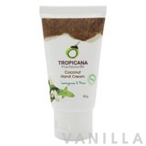 Tropicana Cold-Pressed Coconut Oil Hand Cream Non Paraben Lemongrass & Mint