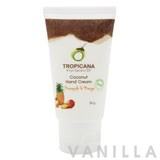 Tropicana Cold-Pressed Coconut Oil Hand Cream Non Paraben Pineapple & Mango