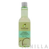 Tropicana Organic Cold-Pressed Coconut Oil For Hair And Skin Nourishing Blue Sky