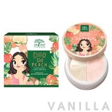 De Leaf Duo Go Peach Translucent Loose Powder