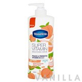 Vaseline Serum Super Vitamin Peach& Prebiotic Vitamin B3&C