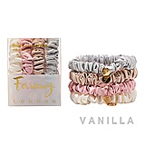 Ferrany Silk Scrunchies 4 Pcs Set - Cozy