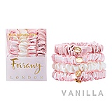 Ferrany Silk Scrunchies 4 Pcs Set - Special Love