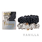 Ferrany Pokadot Mid Silk Scrunchies