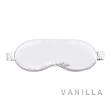 Ferrany Pure Silk Sleep Mask - Silver Silk