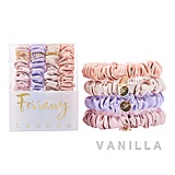 Ferrany Silk Scrunchies 4 Pcs Set - Sunkiss