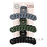 Kitsch Blackmossneutrals Chain Claw Clip Set