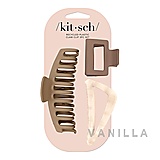 Kitsch Neutrals Assorted Claw Clips Set