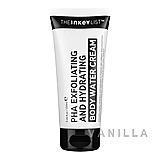 The Inkey List PHA Exfoliating And Hydrating Body Water Cream