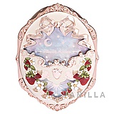 Flower Knows Strawberry Rococo Embossed Blush