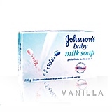 Johnson & Johnson สบู่เด็ก จอห์นสัน มิลค์โปรตีน (สีฟ้า)
