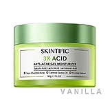 SKINTIFIC 3X Acid Anti-Acne Gel Moisturizer
