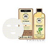 STARSKIN Juicelab Twist & Sprout Power C+ Booster Mask Wheat Sprout & Celery – Balancing & Inner Calm