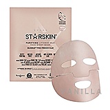 STARSKIN Silkmud Pink French Clay Purifying Liftaway Mud Face Sheet Mask