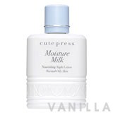 Cute Press Moisture Milk Nourishing Night Lotion