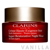 Clarins Super Restorative Night Wear Special Very Dry Skin
