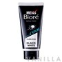 Men's Biore Facial Foam Extra Cool Double Scrub Black White