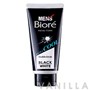 Men's Biore Facial Foam Extra Cool Double Scrub Black White