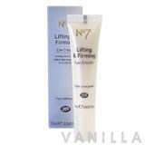 No7 Lifting & Firming Eye Cream
