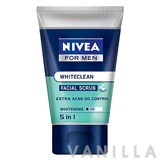Nivea For Men Whiteclean Facial Scrub Extra Acne Oil Control