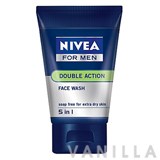 Nivea For Men Double Action Facial Wash