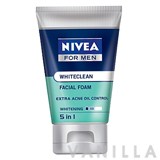 Nivea For Men Whiteclean Facial Foam Extra Acne Oil Control