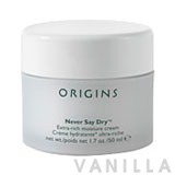 Origins Never Say Dry Extra-Rich Moisture Cream